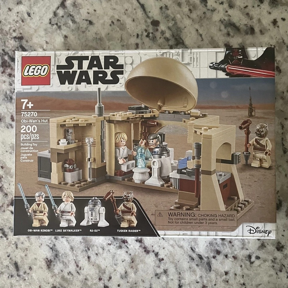 LEGO Star Wars Obi-Wan's Hut 75270 Retired Set 200 Pieces New Sealed